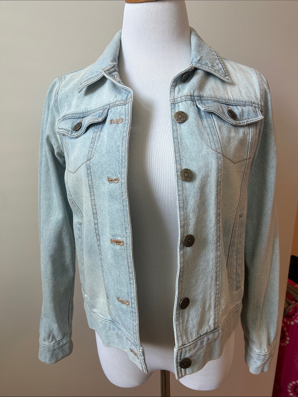 Simply Noelle Light Wash Blue Denim Jacket